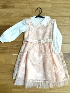 フォーマルドレス【ワンピース・ブラウス　2点セット】