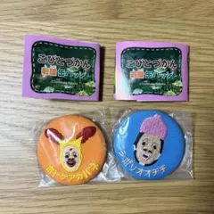 こびとづかん 刺繍缶バッジ シボリオオチチ ホトケアカバネ