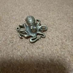 タコ インテリア 小物 ブラス製