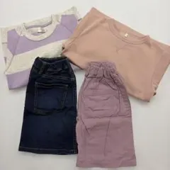 女の子服　トレーナーとスカートセット　140サイズ