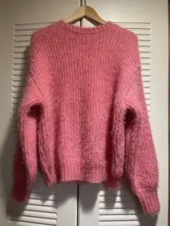 Auntie Rosa holidaysピンク オーバーサイズ ニット ラメ