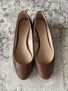 ロックポート　23.5cm ブラウン　レザー　ミドルヒールパンプス