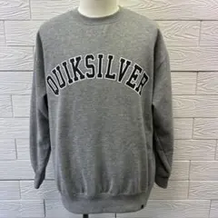QUIKSILVER クイックシルバーグレー トレーナーメンズ