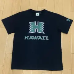 ハワイ大学 フットボール Tシャツ 半袖 レア L メンズ ハワイ大学 フットボール Tシャツ 半袖 レア L メンズ