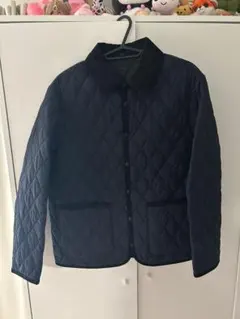 UNIQLO キルティングジャケット ネイビー 160cm
