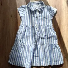 baby GAP ストライプ 半袖ワンピース 3歳