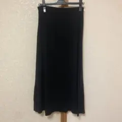 nina ロングスカート　黒　ブラック　春服　約丈83 ウエスト約66 新生活