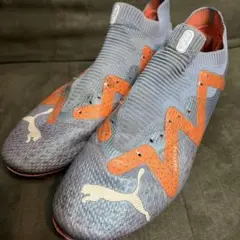PUMA FUTURE サッカーシューズ グレー/オレンジ