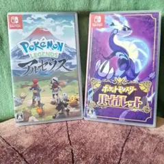 SWITCH ポケモン バイオレット LEGENDS アルセウス 即日発送可能