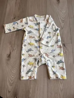 【新品未使用品】　ベビーロンパース　恐竜　60〜70センチ