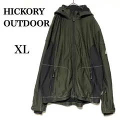 ヒッコリーアウトドア☆メンズ アウター XL ジャケット カーキ色