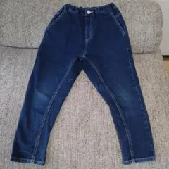 branshes 130サイズ ダークブルー 長ズボン　裏起毛