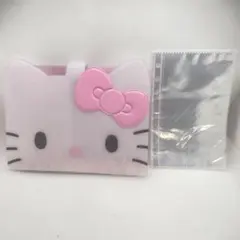 ハローキティ バインダー シール帳 A6リフィル付き ラメ グリッター