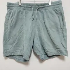 エイチアンドエム ショートパンツ ショート 無地 XL 緑 綿混 リラックスのサムネイル