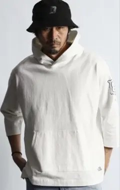 The DUFFER of ST.GEORGE 7分袖 カレッジパーカーL