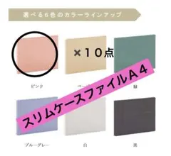 【破格値】キングジム EMILy スリムケースファイル✖️10点セットのサムネイル