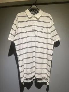 Polo by Ralph Lauren ホワイトストライプ ポロシャツ