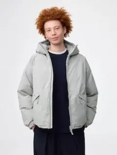 gu ウォームパデッドパーカー Mサイズ グレー ユニクロ 無印 ZARA