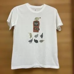 モンベル 鳥と山男Tシャツ XS 白 レディース 速乾通気UVカットのサムネイル
