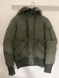 最終値下げ‼️ノンネイティブ オリーブグリーン ファー付きダウンジャケット