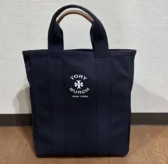TORY BURCH ネイビー トートバッグ【新品未使用】