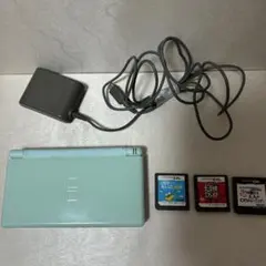 任天堂 Nintendo DS Lite 水色 3個ソフト付き
