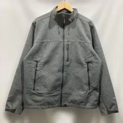 ノースフェイス ソフトシェル ジャケット グレー Lサイズ　アウトドア　アウター