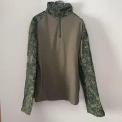 デジタルフローラ迷彩 コンバットシャツ パンツ 上下セット ミリタリー サバゲー