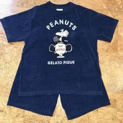 PEANUTS GELATO PIQUE ルームウェア ネイビー