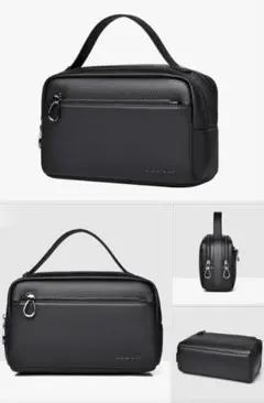 メンズ セカンドバッグ クラッチバッグ ブラック フォーマル 結冠婚葬祭