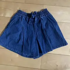 キッズ　キュロットスカート　デニム　サイズ140