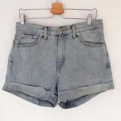 Levi's リーバイス デニムパンツ ロールアップ L ショートパンツ デニム