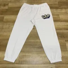 美品 GAP スウェット ジョガー パンツ クリームベージュ 大きいサイズ L