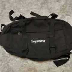 汚れ取れました！最終値下げ！Supreme ウエストバッグ ブラック - メルカリ