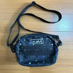 X-girl 宇宙柄 ミニショルダーバッグ ショルダーポーチ