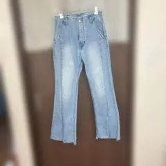 PAGE ブーツカットデニム 25S ライトブルー