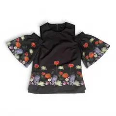 TED BAKER AMARGA 花柄コールドショルダー サイズ0のサムネイル