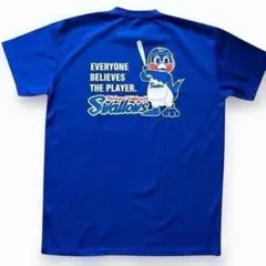 Laundryxヤクルトスワローズ コラボTシャツ リメイク Laundry 東京ヤクルトスワローズ Tシャツ Mサイズ つば九郎 コラボ