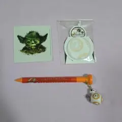 スターウォーズ STARWARS BB-8 ヨーダ フィン 付箋 シャーペン