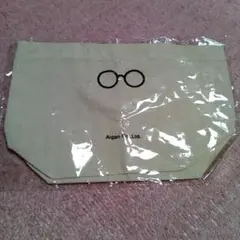 Aigan トートバッグ 眼鏡デザイン　お弁当入れサイズ