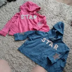 FOキッズ２枚セットパーカー