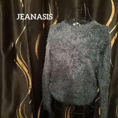 JEANASIS ジーナシス【Ｖネック】【F】ブルー系セーター
