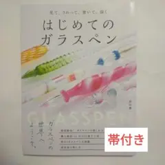 7571061　見て、さわって、書いて、描く はじめてのガラスペン　帯付き