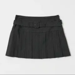 MOUSSY LOW SLUNG PLEATED MINI スカート グレーのサムネイル