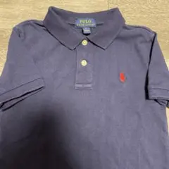 美品 POLO RALPH LAUREN ワンポイントロゴ刺繍ポロシャツ 110
