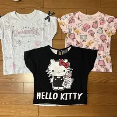 ハローキティ Tシャツ 3枚セット 120