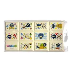 新品 ちょこぶろっくしーる たまごっち ござるっち おやじっち タイル