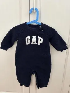 GAP フリースロンパース 6-12ヶ月 ネイビー