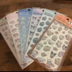 ぷくっとシール サンリオ 6種セット ホログラム キャンドゥ