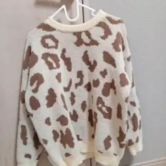 レオパード ニット